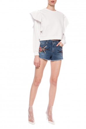 Embroidered denim shorts, zdjęcie 2 Embroidered denim shorts od Red Valentino